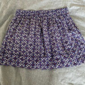 Mini skirt Living Doll | boho | Marrocan Print | Size Medium | Made in USA